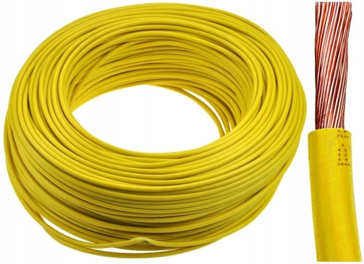 PRZEWÓD LGY 1x0,5 ŻÓŁTY 5 METRÓW