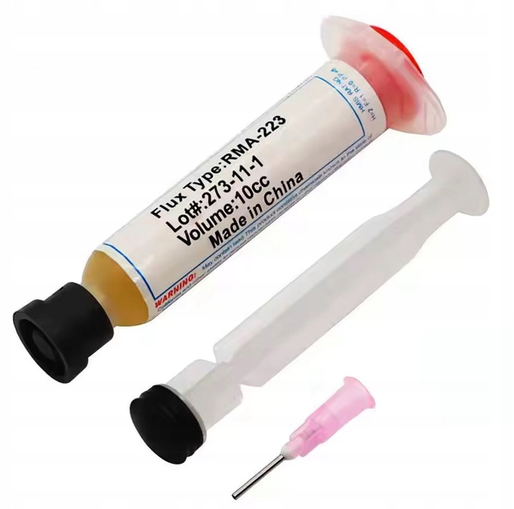 TOPNIK RMA-223 FLUX PASTA LUTOWNICZA ŻEL TOPNIK Z IGŁĄ