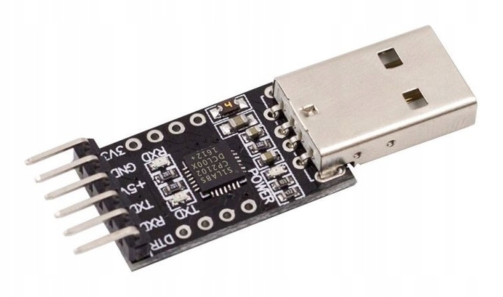 KONWERTER USB - UART CP2102 RS232 TTL 3,3V 5V PROGRAMATOR DO ODCZYTU TX/RX