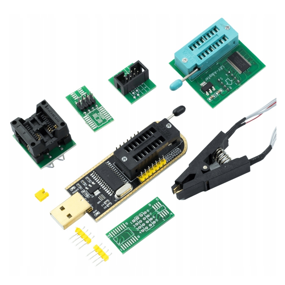 MINI PROGRAMATOR EEPROM i Flash BIOS na CH341A I2C SPI ADAPTER KLIPS