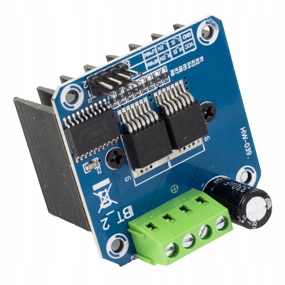 Mostek H do sterowania silnikami DC BTS7960B 43A