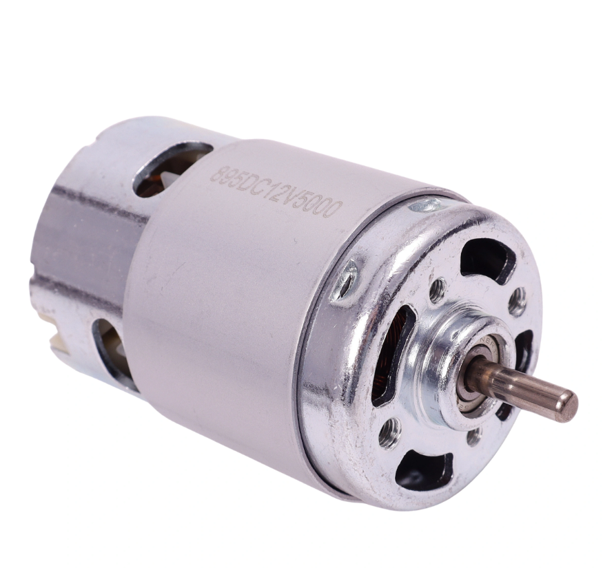 SILNIK SZCZOTKOWY DC 12-24V - 895 - OŚ 5MM - 10 000 RPM - PODWÓJNE ŁOŻYSKO