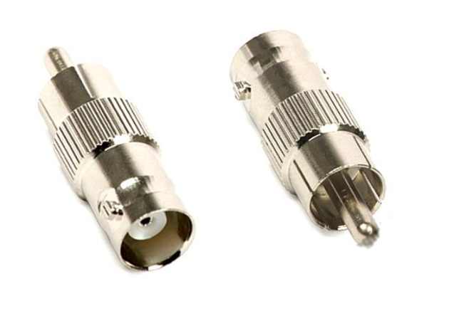 PRZEJŚCIÓWKA WTYK RCA - GNIAZDO BNC