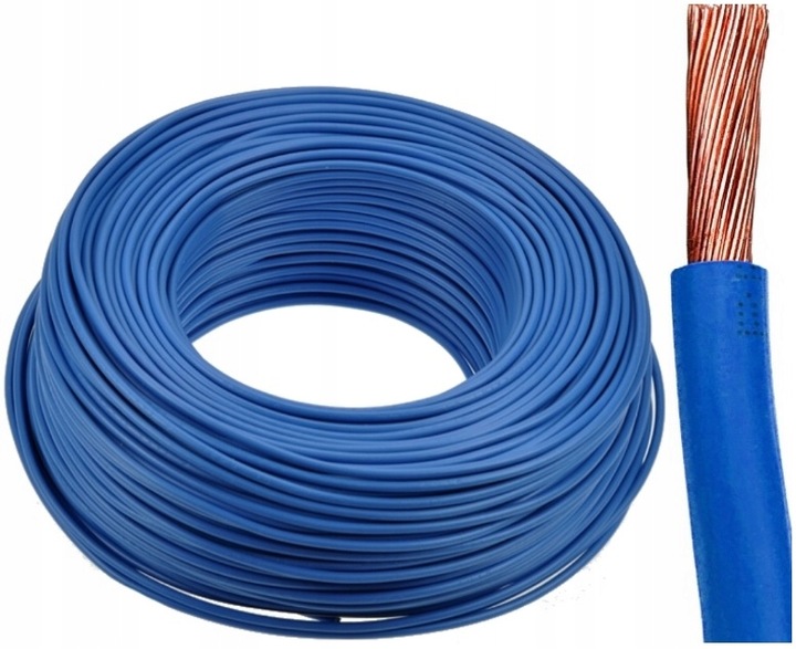 PRZEWÓD LGY 1x1mm NIEBIESKI 5 METRÓW