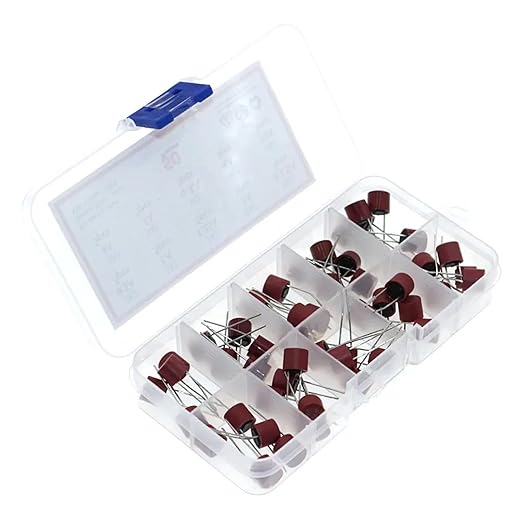 50 Sztuk ZESTAW BEZPIECZNIKÓW KUBKOWYCH ZWŁOCZNYCH 0,5A - 10A