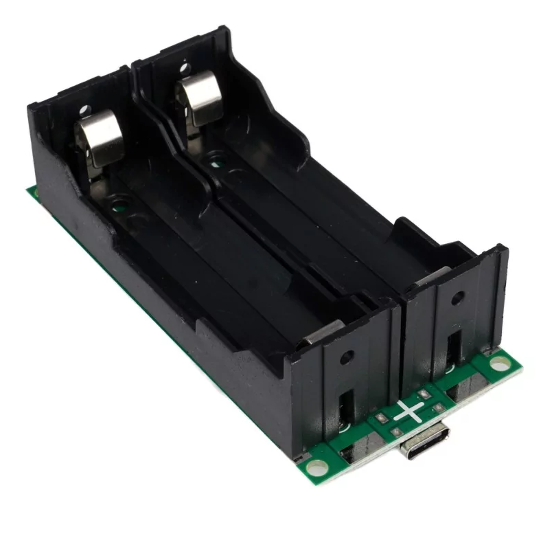 MODUŁ ZASILANIA AWARYJNEGO MINI UPS NA 2 x 18650 12V USB-C Z KOSZYKIEM