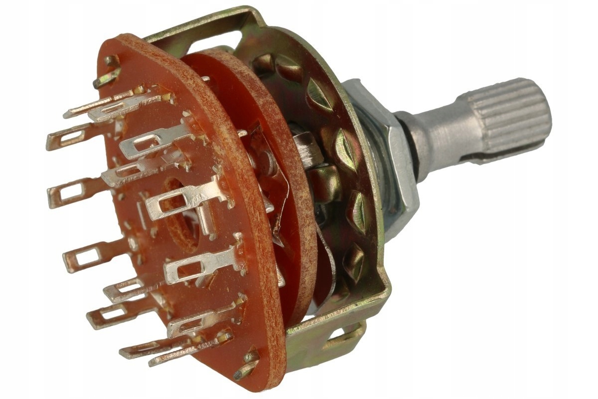 PRZEŁĄCZNIK OBROTOWY PCB 4 POZYCJE 3 TORY