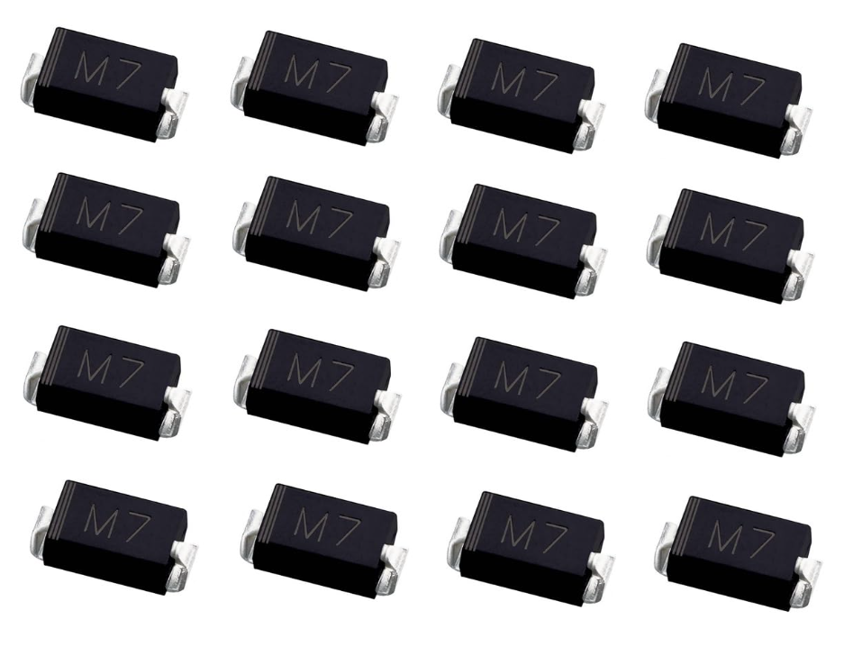 20 Sztuk DIODA 1N4007 1A 1000V DO214 SMD PROSTOWNICZA