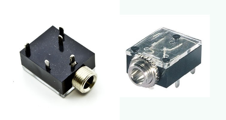 GNIAZDO MINIJACK 3,5mm DO OBUDOWY Z WYŁĄCZNIKIEM 2 szt.