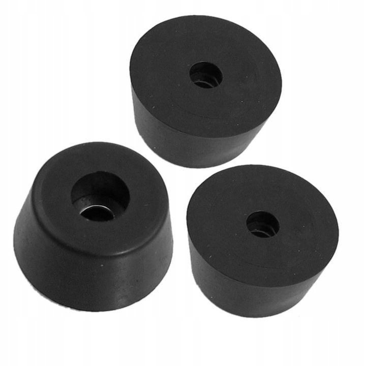 10 Sztuk NÓŻKA GUMOWA OKRĄGŁA 25MM H=15MM