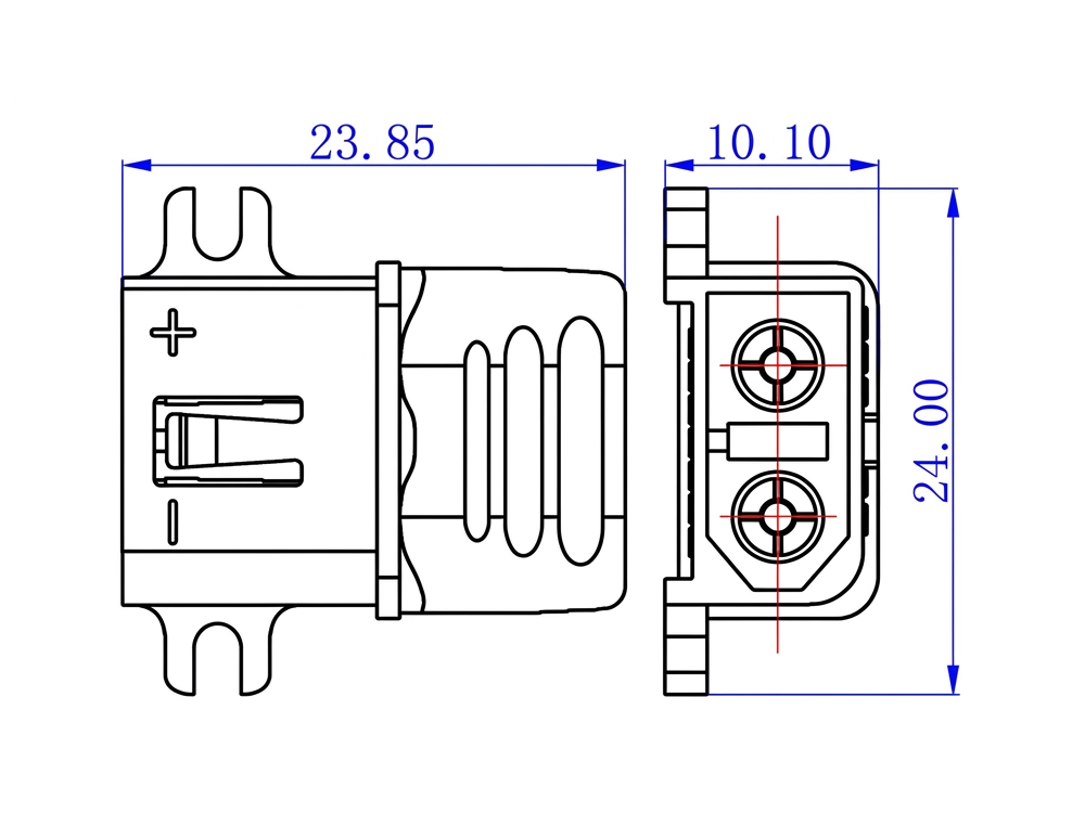 WTYK ZŁĄCZE KONEKTOR XT60L-M Z OSŁONĄ XT60