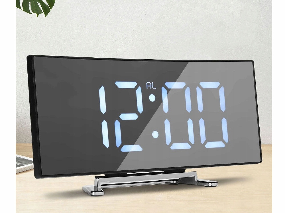 ZEGAR CYFROWY ELEKTRONICZNY BUDZIK LED TERMOMETR