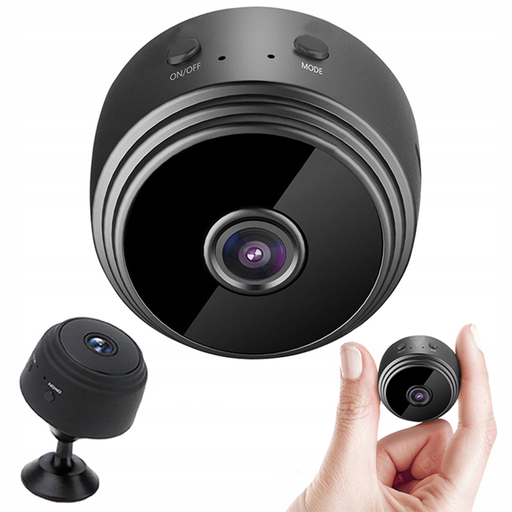 KAMERA MINI BEZPRZEWODOWA SZPIEGOWSKA WIFI FULL HD MAGNES