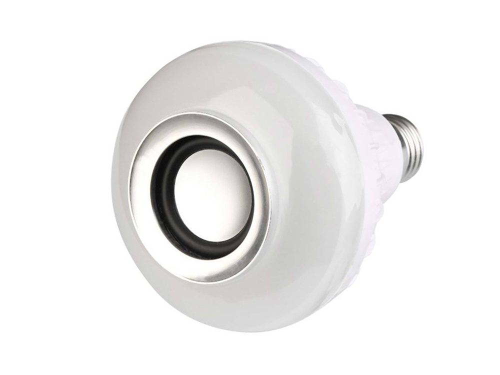 ŻARÓWKA KOLOROWA LED RGB GŁOŚNIK BLUETOOTH PILOT E27