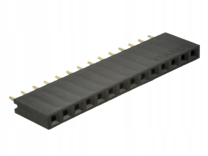 2 Sztuki GNIAZDO SZPILKOWE LISTWA GOLDPIN ŻEŃSKA 1x15 2,54mm