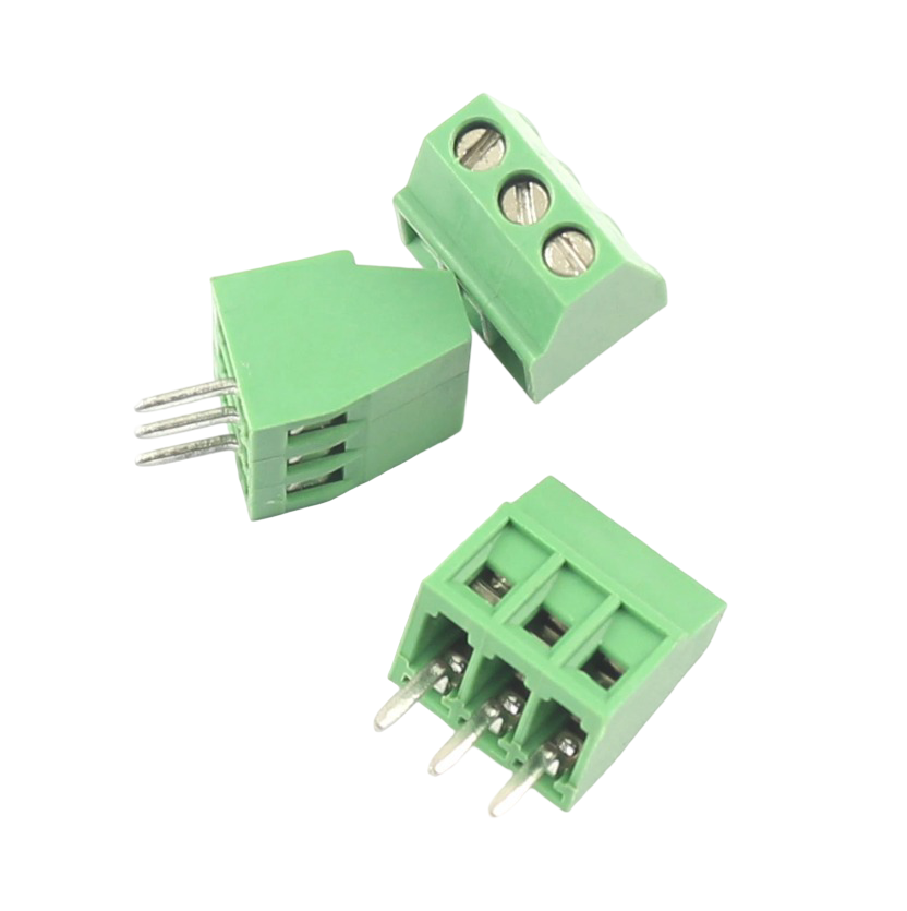 5 Sztuk TERMINAL ZŁĄCZE KF120 3 PIN R=2,54mm TNT ZIELONY PROSTY LISTWA ZACISKOWA