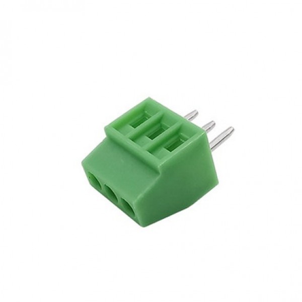 5 Sztuk TERMINAL ZŁĄCZE KF120 3 PIN R=2,54mm TNT ZIELONY PROSTY LISTWA ZACISKOWA