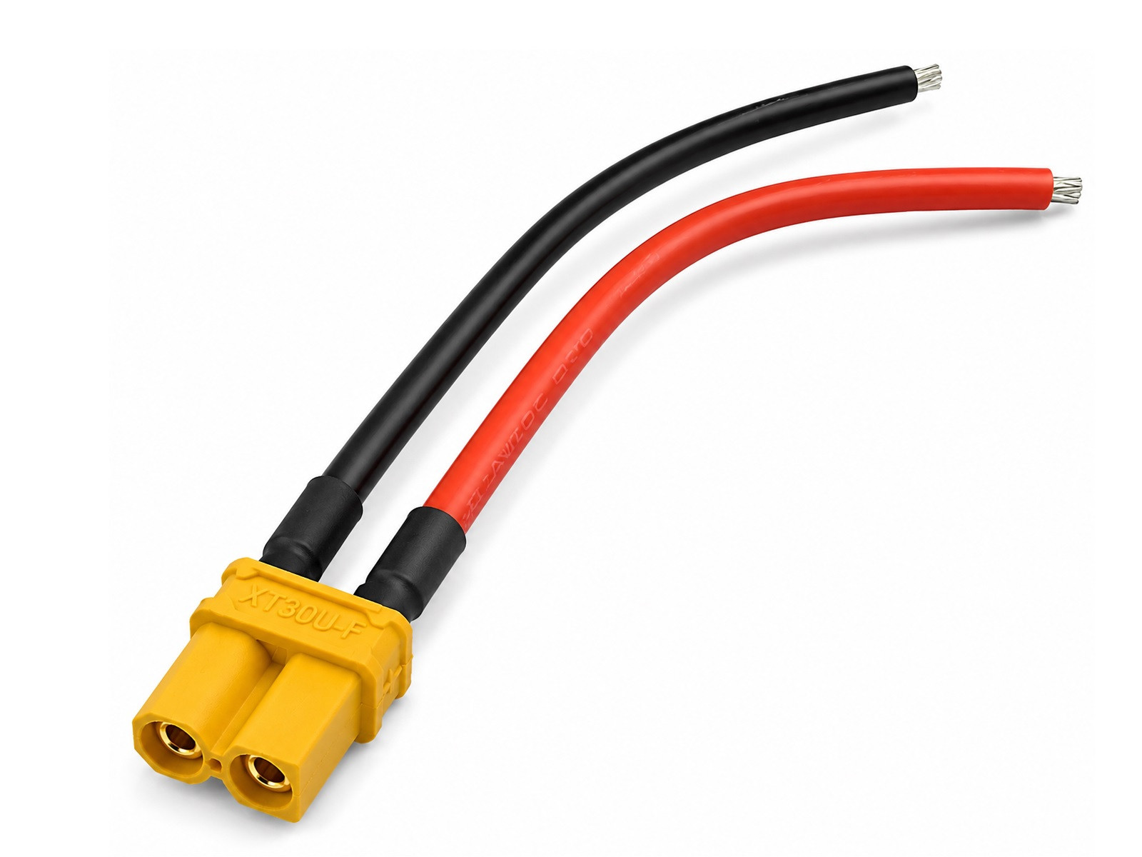 GNIAZDO ZŁĄCZE XT30 ŻEŃSKIE Z PRZEWODAMI 10CM 16 AWG