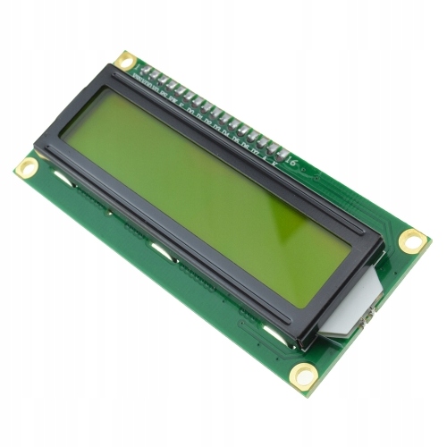 WYŚWIETLACZ LCD1602 ALFANUMERYCZNY 2x16 GREEN ZIELONY HD44780