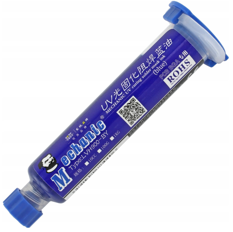 SOLDERMASKA DO PŁYTEK PCB UVH900 10ml NIEBIESKA