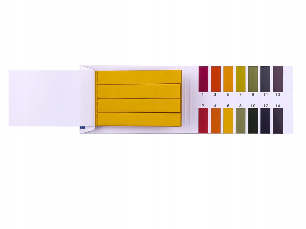 PAPIERKI LAKMUSOWE PASKI POMIAR PH 1-14 80 Sztuk