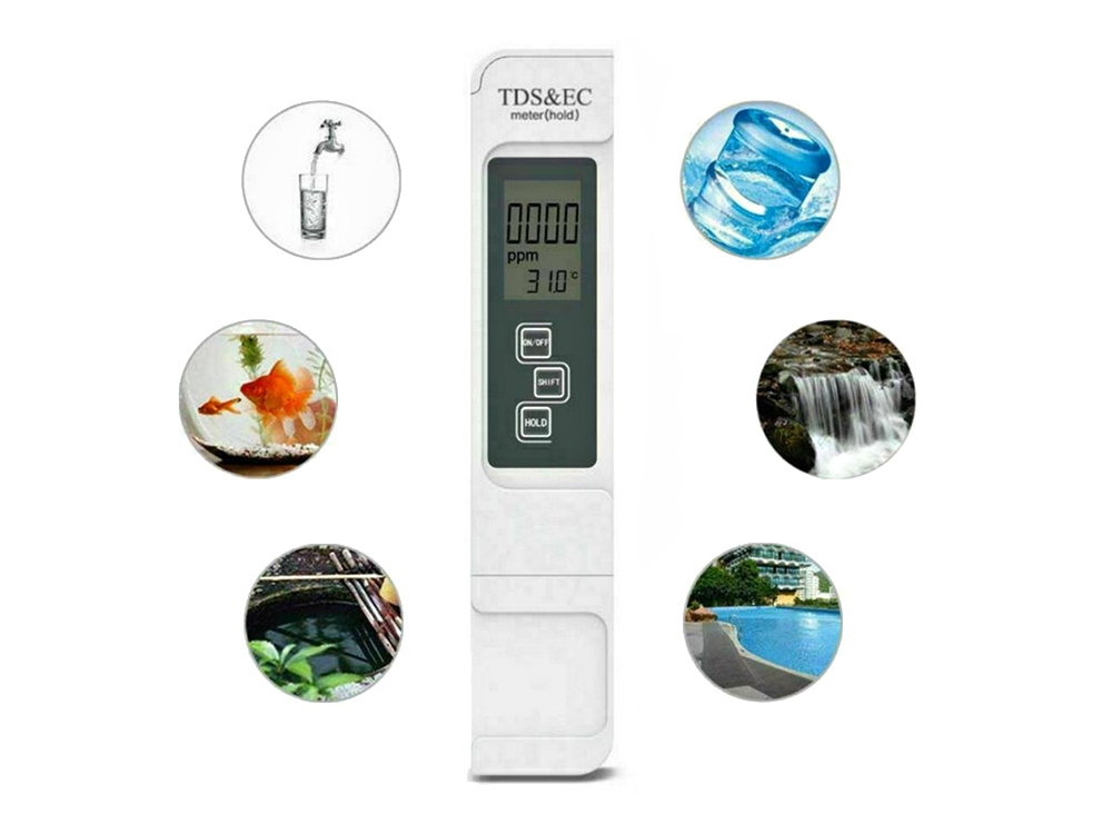 TESTER MIERNIK TWARDOŚCI WODY TDS EC OSMOZA TEMPERATURA