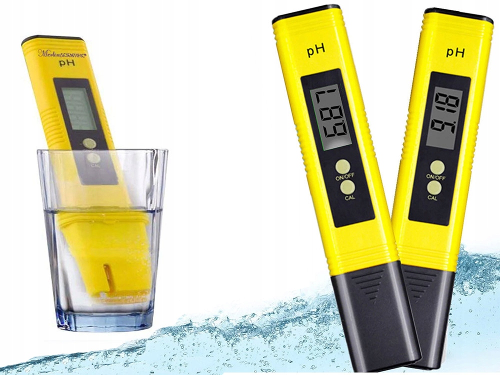 ELEKTRONICZNY MIERNIK PH TESTER WODY KALIBRACJA