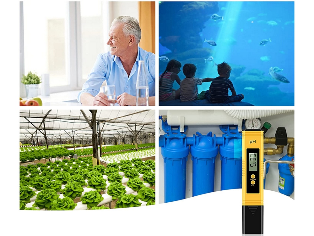 ELEKTRONICZNY MIERNIK PH TESTER WODY KALIBRACJA