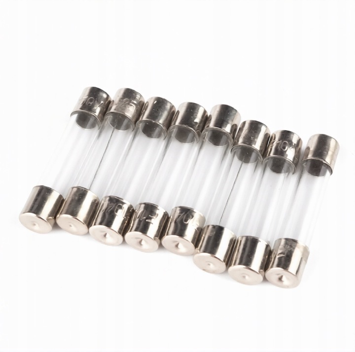 BEZPIECZNIK TOPIKOWY SZKLANY ZWŁOCZNY 0,63A 630mA 5x20mm