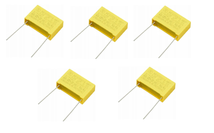 5 Sztuk KONDENSATOR 680nF 275V AC R = 27,5mm FOLIOWY x 5 Sztuk