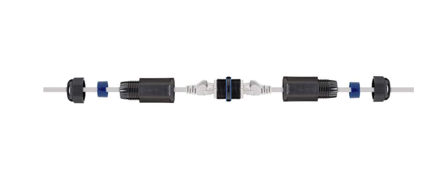 PUSZKA RJ45 HERMETYCZNA POŁĄCZENIOWA IP68 MUFA OSŁONA