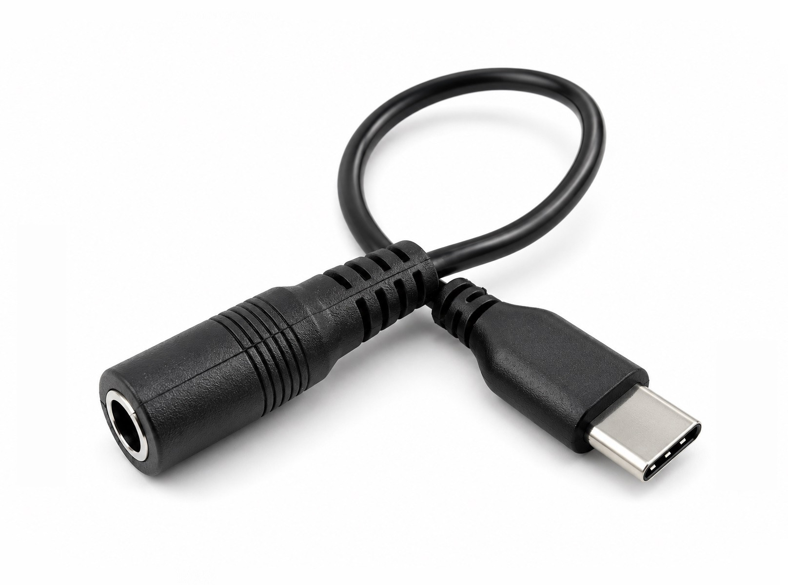 ADAPTER DC WTYK USB C - GNIAZDO DC 2,1 / 5,5 Z PRZEWODEM 20 CM