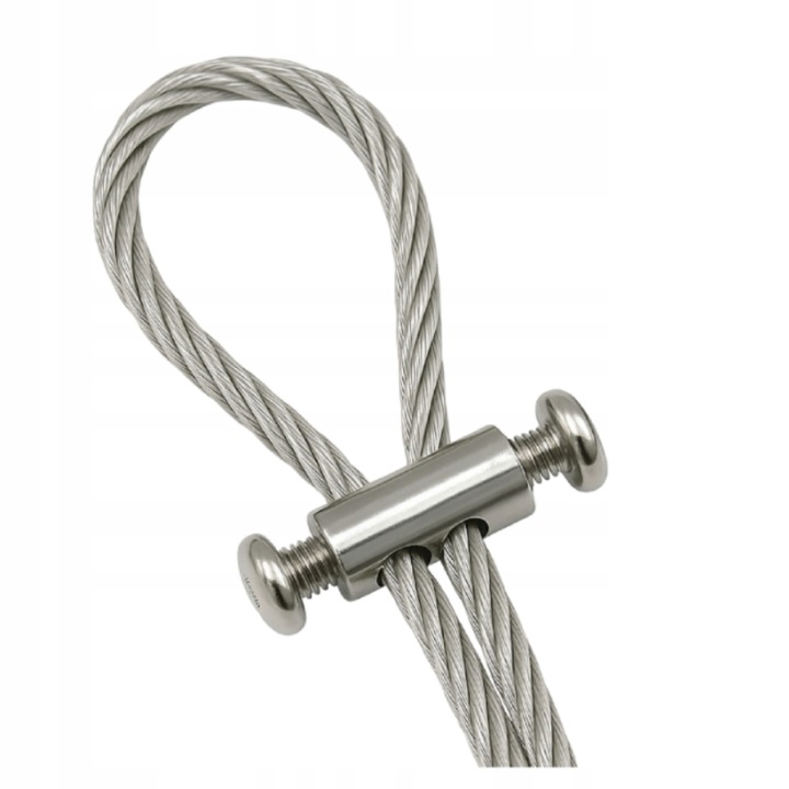 10 Sztuk MOCOWANIE LINKI STALOWEJ - TYP E 5,9X10MM - ZACISK LINKI STALOWEJ