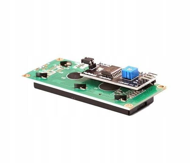 WYŚWIETLACZ LCD1602 ALFANUMERYCZNY 2x16 HD44780 + KONWERTER I2C