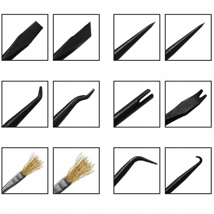 ZESTAW SET NARZĘDZIA CZYSZCZENIA GNIAZD USB JACK TELEFONÓW CZYŚCIK WYCIOR