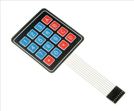 KLAWIATURA MEMBRANOWA 4x4 ARDUINO AVR PIC ARM 