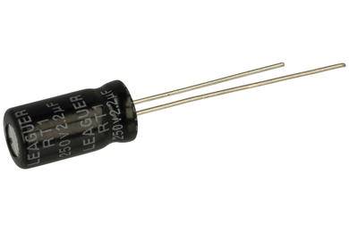 10szt. KONDENSATOR 2,2UF 250V 10% TNT JCCON LOW ESR ELEKTROLITYCZNY