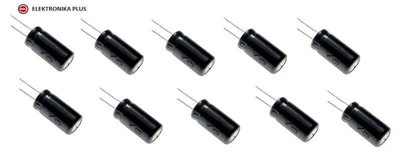 10szt. KONDENSATOR 4,7UF 400V ELEKTROLITYCZNY Ø8x13mm 10% TNT CHONG