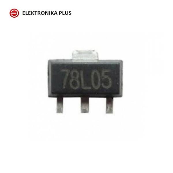 5szt. STABILIZATOR NAPIĘCIA 78L05 SOT89 UKŁAD SCALONY