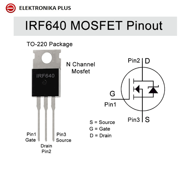 TRANZYSTOR IRF640N N-Channel MOSFET 18A 200V TO220