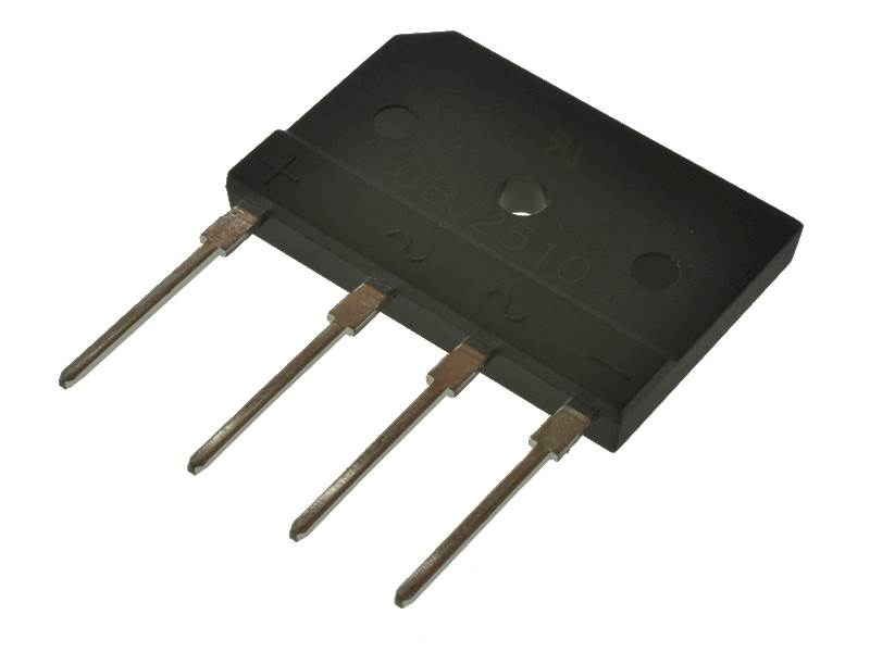 MOSTEK PROSTOWNICZY GBJ2510 = KBJ2510 25A 1000V PŁASKI