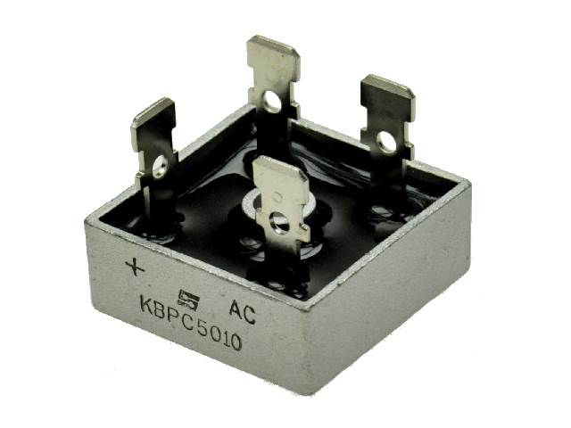 MOSTEK PROSTOWNICZY KBPC5010 50A 1000V KWADRATOWY