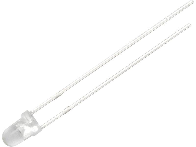 10szt. DIODA LED 3mm NIEBIESKA PRZEZROCZYSTA 3V