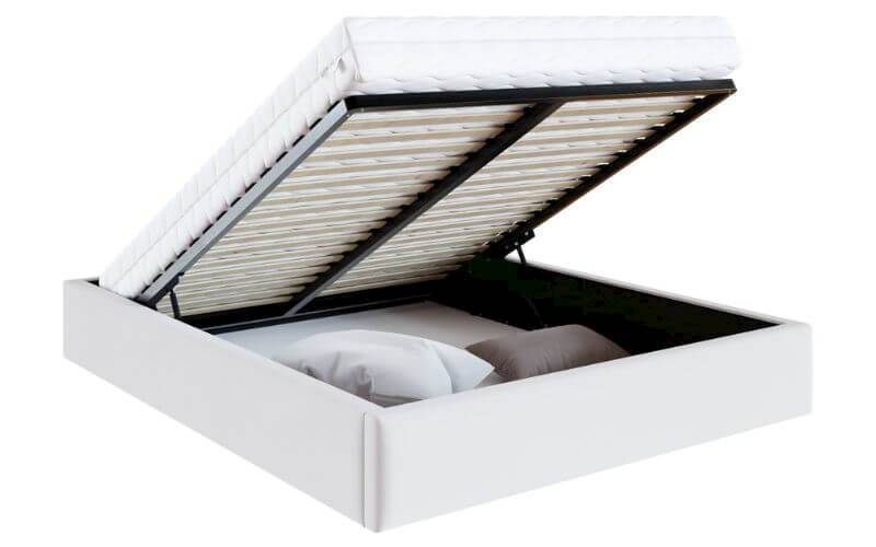 Łóżko: ORLANDO 180x200 (welur biały)