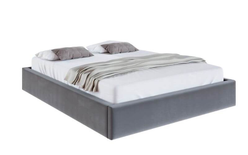 Łóżko: ORLANDO 140x200 (welur grafit)