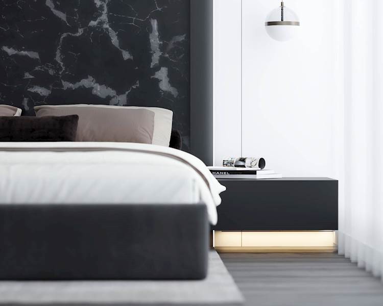 Łóżko: ORLANDO 120x200 (welur grafit)