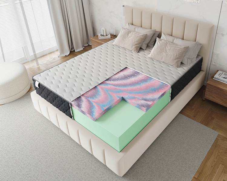 Materac MERIDO MINI 120x200 Silvercare BORDER