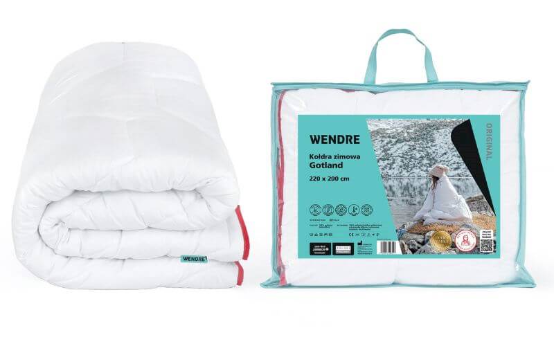 Gotland - zestaw Kołdra 220x200 + 1 poduszka