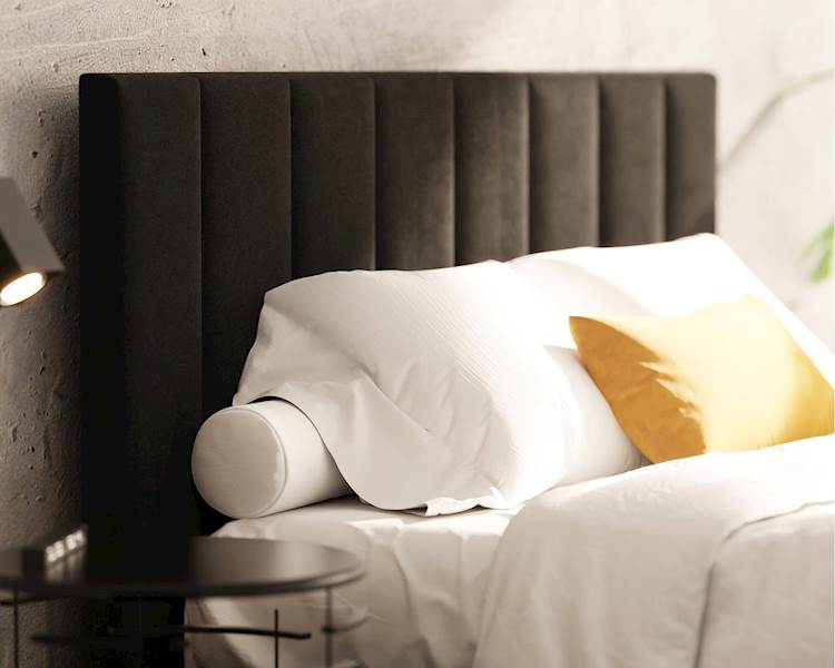 Łóżko: Colorado 180x200 (Paris Black) st.metal