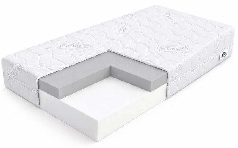 Materac DUO piankowy H2/H3 120x200 (Tencel)